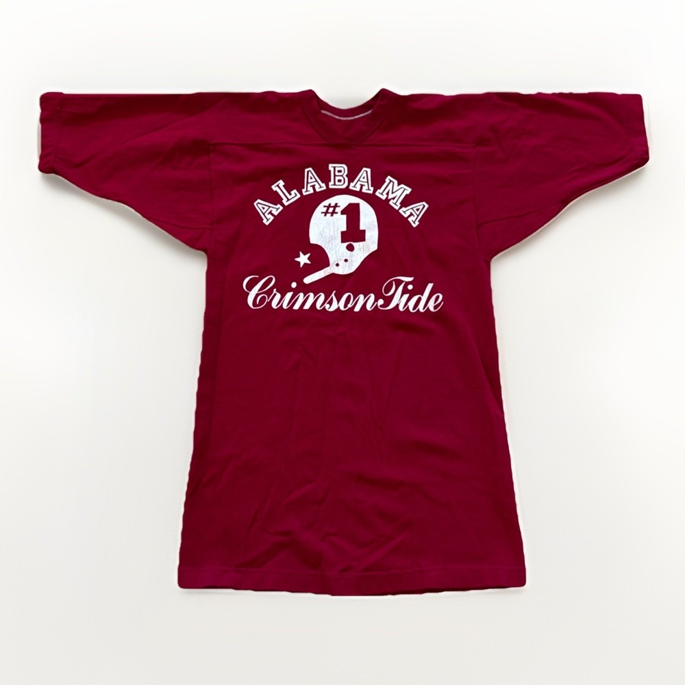 Alabama Crimson Tide Jersey Mens M Russell Athletic 70s‎ Vintage Football